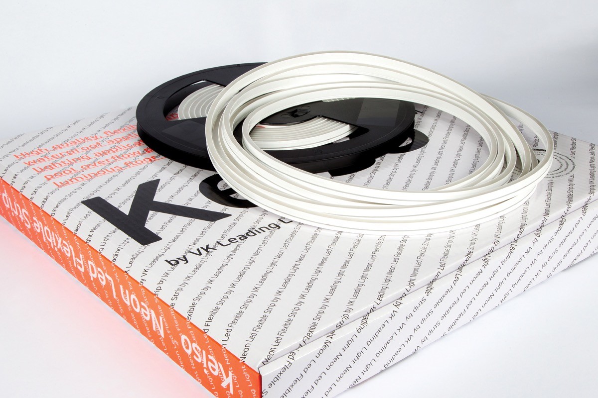 VK Lighting Αδιάβροχη Ταινία LED VK/24/2835W/W/140/11 24V Θερμό Λευκό Φως 10m Neon Flex
